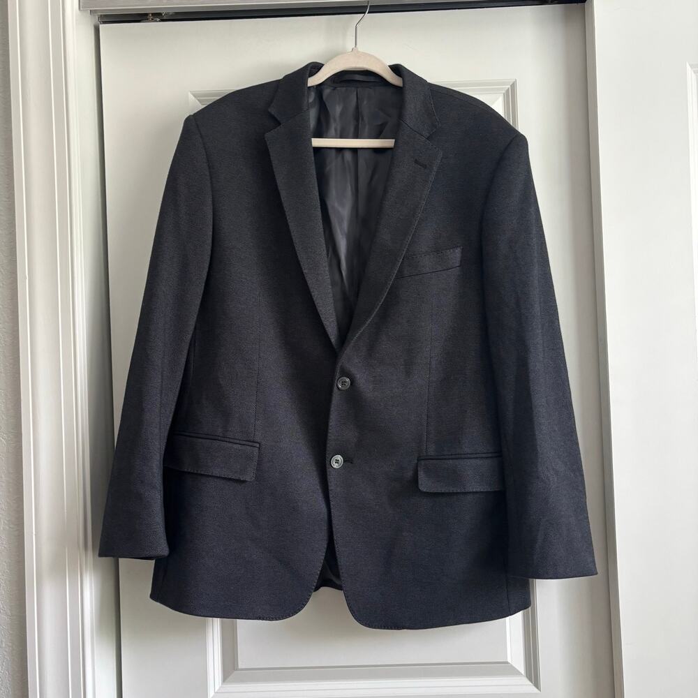 Versace Collection‎ Blazer Sport Coat Jacket Mens 54 EU US 44 Grey Cotton